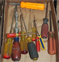 Screwdrivers Assorted Sizes Types Box Lot
