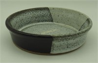 7" Shallow Hand Crafted Pottery Art Dish Bowl
