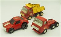 3 Vintage Tonka Toy Car & Trucks Lot