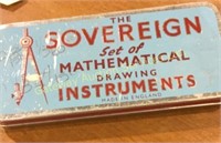 Set of mathematical drawing instruments