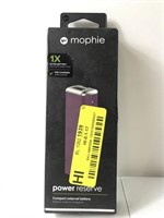 New Mophie Power reserve battery