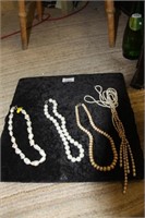 Four quality pearl necklaces