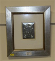 Macintosh inspired framed plaque.