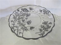 Silver Overlaid Serving Plate