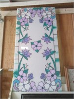 Faux Stained Glass Plastic Panel