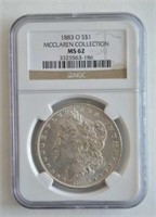 1883-O NGC MS 62 Morgan Dollar