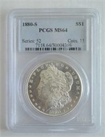 1880-S PCGS MS 64 Morgan Dollar