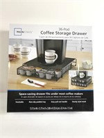 New 36 pod coffee storage drawer