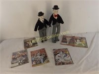 LAUREL & HARDY FIGURINES, COLLECTIBLE SPORTS ILL.
