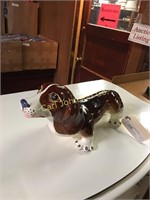 VICTORIAN HAND PAINTED DOG