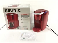 Keurig K-Compact coffee machine. Appears new open