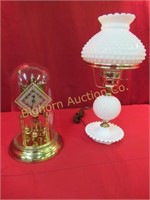 Vintage Hobnail Lamp, Schatz & Son Anniversary