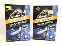 Two new boxes ArmorAll wash wipes XL. 12 XL wipes