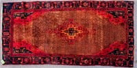 Antique Persian Hand Knotted Kolyaei Carpet Rug
