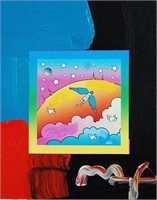 Peter Max Angel Clouds on Blends #413