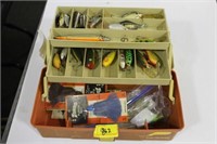 PLANO TACKLE BOX WITH TACKLE