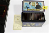 ELVIS GOLD SERIES 2 COLLECTOR CARDS IN TIN