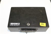 BRINKS HOME SECURITY METAL BOX WITH KEY