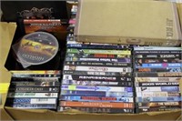 60 DVD'S (CASED), 50+ DVD'S (UNCASED) AND 2 CD