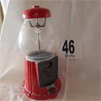 COIN OPERATED GUMBALL MACHINE- 12"