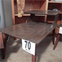 MID CENTURY END TABLE- SIGNS OF AGE