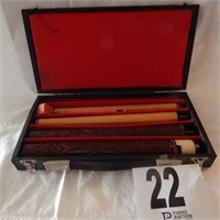 ROCKWOOD CUE STICK WITH CASE