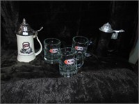 Vintage Schlitz Stein, A&W Mugs