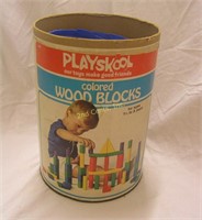 Playskool Colored Wood Blocks Kit