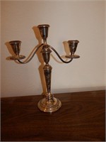 WEIGHTED STERLING SILVER CANDLEABRA