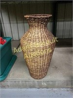 Tightly woven 22 inch tall basket