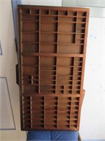 Very Old Wooden Type setters drawer