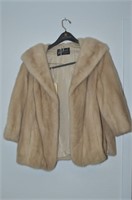 REAL MINK LIGHT FUR JACKET FROM BROOKOVERS