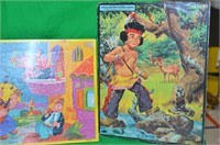 LOT OF VINTAGE CHILDRENS PUZZLES