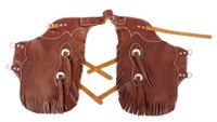 Miles City, Montana Children's Leather Chink Chaps