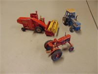 Lesney Toys - 2 Tractors / Combine