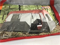 8 person instant cabin tent (used). Appears