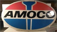 Plastic Amoco sign