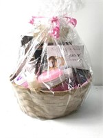 New adult gift basket. Sex cards, lotion, books