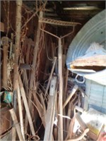 Items In and Under Back Storage Shed