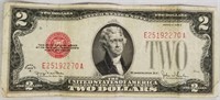 1928 TWO DOLLAR RED SEAL