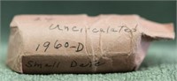 ROLL OF 1960 D SMALL DATE LINCOLNS   GEMS  RED