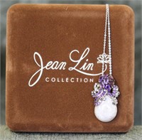 Jean Lin Collection Sterling Gemstone Necklace