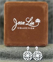 Jean Lin Collection Sterling Gemstone Earrings