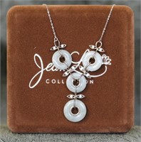 Jean Lin Collection Sterling Gemstone Necklace