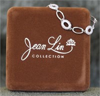 Jean Lin Collection Sterling Gemstone Bracelet