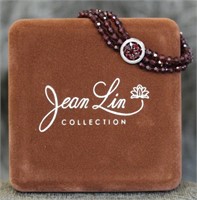 Jean Lin Collection Sterling Gemstone Bracelet