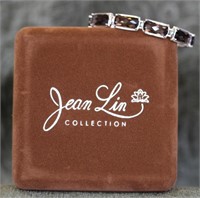 Jean Lin Collection Sterling Gemstone Bracelet