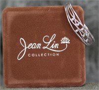 Jean Lin Collection Sterling Silver Gemstone Cuff