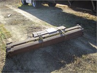 Log racks for flatbed trailer