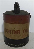 5 gal Motor Oil can